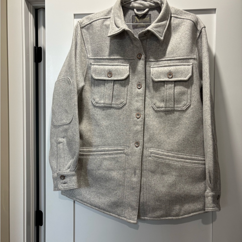 Natural Reflections Light Gray Jacket Size Large